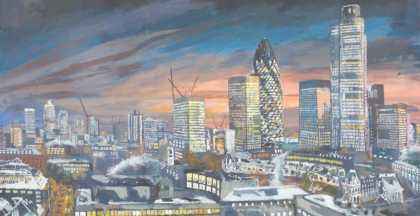 Canary Wharf from Greenwich